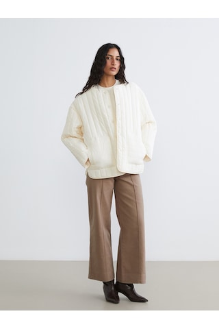 Lcw Modest Sarı Bisiklet Yaka Oversize Kadın Ceket