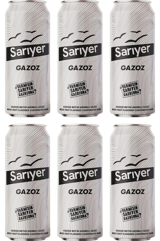 Sarıyer Gazoz Kutu 6 x 330 ML