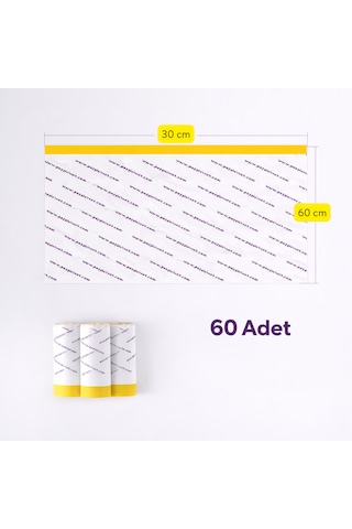 Petpivot Otomatik Kedi Tuvaleti Yedek Poşeti 3’lü Paket 60 Adet