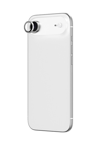 Apple Uyumlu iPhone 17 Air Amazingthing Anti Reflective Kamera Lens Koruyucu Uygulama Aparatlı Gümüş