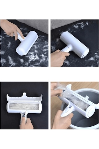 Pribor Hazneli Tüy Temizleyici Gırgır Kıl Toz Toplayıcı Kedi Ve Köpek Tüy Temizleyici