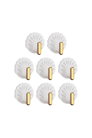 Kendinden Yapışkanlı Kabuk Kancaları, Asma Kancaları, Duvar Kancaları Parçaları Çok Renkli