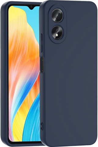 Oppo A38 Uyumlu Zore Mara Lansman Kapak-lacivert Lacivert