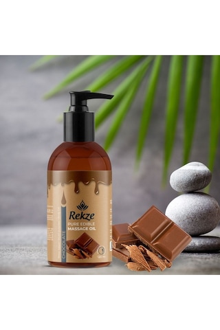 Rekze Masaj Yagı Çilek +cikolata Kokulu Yenilebilir Rahatlatıcı Set 120 Ml