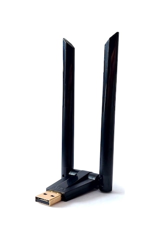 Trıo W136 300 Mbps Kablosuz Wifi Adaptör, Çift Antenli Wifi Adaptör, Wifi Dongle Win10/11 Tak Çalıştır