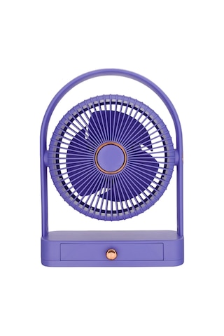 Wexta Ys2235 Taşınabilir Masaüstü Mor Usb Fan