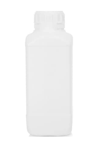 Numune Şişe Plastik Kare 1000 Ml. Kilit Kapaklı 50 Adet / Koli