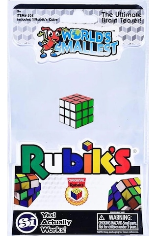 World's Smallest Rubik Zeka Küpü
