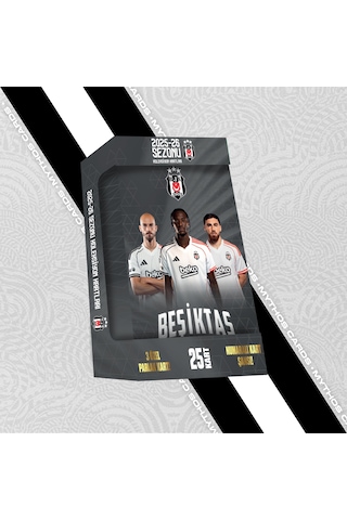 Beşiktaş 2025-26 Sezon Kartları - Metal Kutu