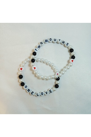 Crystal Atelier Sweater Weather - Two Mouths One Love Bileklik Seti Çok Renkli