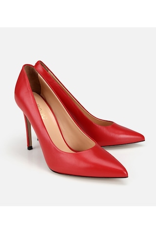 Hotiç Kadın Deri Kırmızı Yüksek Topuklu Stiletto 01ayh322810a750 01ayh322810a750
