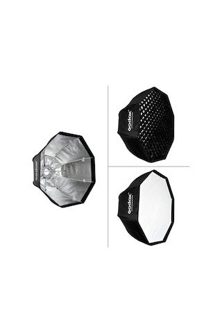 Godox - Sb-gue Octa 120cm Gridli Şemsiye Softbox Gri