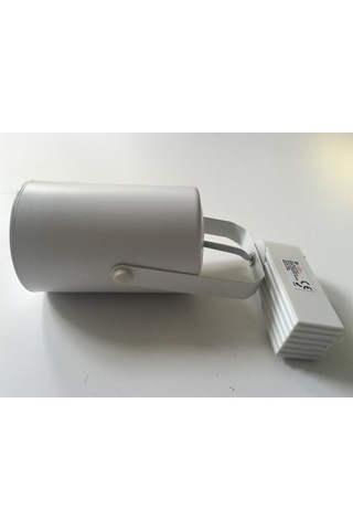 Alles 7x1w Beyaz Işık Beyaz Kasa Power Ledli Ray Spot Beyaz