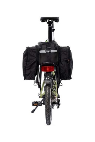 Procycle PC-430 Katlanır Bisiklet Heybeli Arka Bagaj Çanta Foldin Siyah