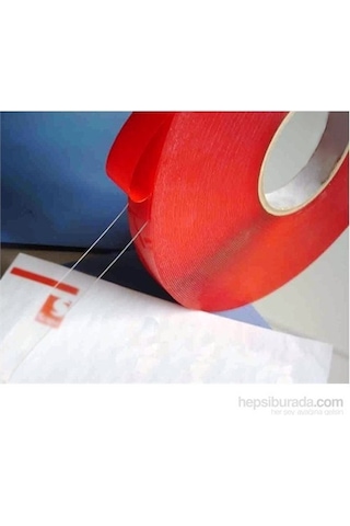 Çift Taraflı Bant 10 Mm x 5 Metre Güçlü Montaj Bandı