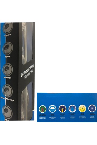Duş Takımı Sürgülü Lux 5 Fonks Melek Çok Renkli