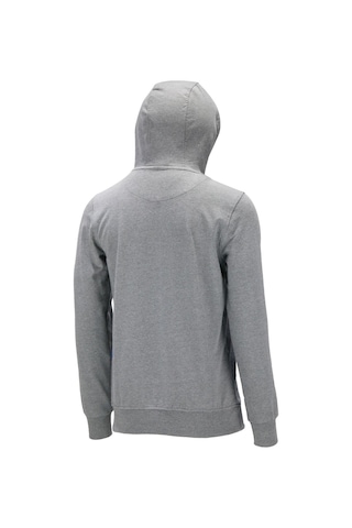Shinzone Erkek Standart Fit Kapüşonlu Baskılı Cepli Koyu Gri Sweatshirt 001
