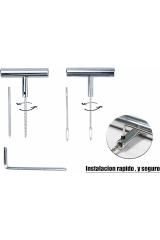 Mufunye Ağır Hizmet Tipi Lastik Tamir Takımı Araba Lastiği Delinme Onarım Aracı Saklama Kutusu Mekanik Alet İle Set