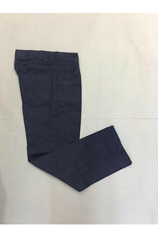 Nacar Store Çocuk 29ekim 10kasım 23nisan Gösteri Özel Gün Içten Lastik Ayarlamalı Keten Pantolon Lacivert