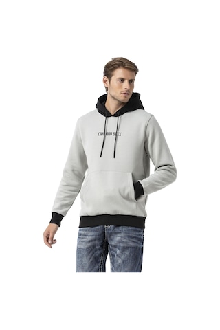 Cipo & Baxx Erkek Kapüşonlu Kanguru Cepli Baskılı Sweatshirt Cl582 Gri Cipo & Baxx Erkek Kapüşonlu Kanguru Cepli Baskılı Sweatshirt Cl582 Gri