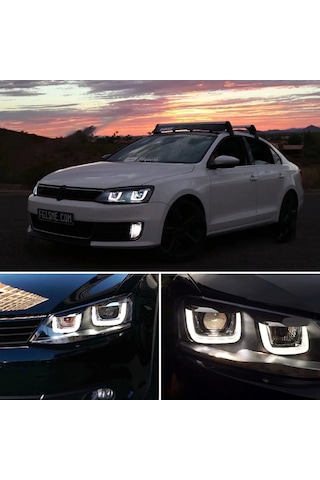 Jetta Çift U Led Far Takımı 2011 Sonrası Mk6 Jetta Çift U Led Far Takımı 2011 Sonrası Mk6