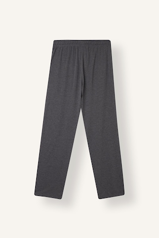 Defacto %100 Pamuk New Regular Fit Beli Bağcıklı Düz Paça Pijama Altı J0321ax26auar193 Antrasit-ar193