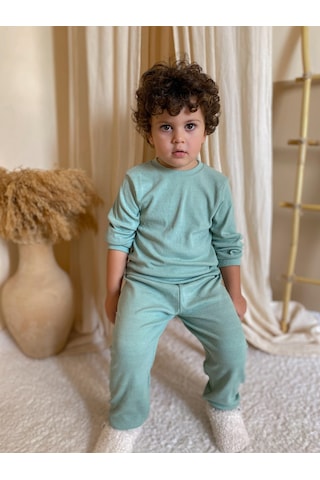Kaşkorse Mevsimlik Pijama Takım Yeşil
