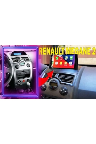 Renault Megane 2 Android Teyp Çerçeve 9 Inch - Soket - Canbus