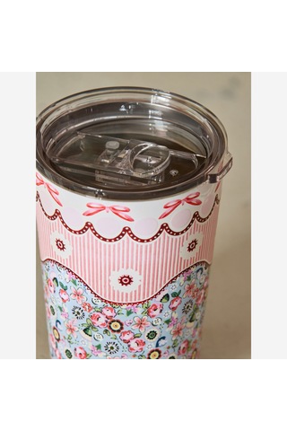 Pembe Paslanmaz Çelik Kupa 375 Ml