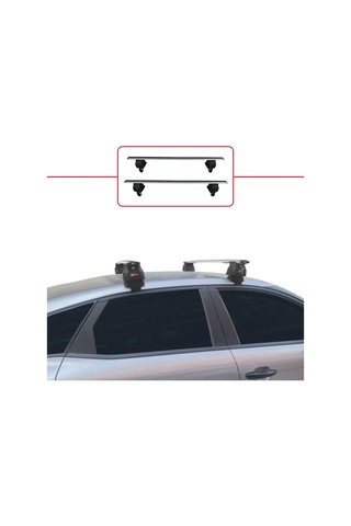 Citroen C4 2020 Ve Sonrası İle Uyumlu Ace-4 Ara Atkı Tavan Barı Gri