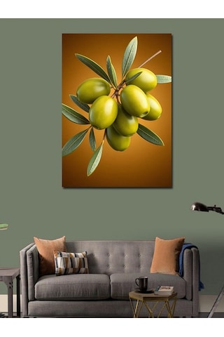 Kanvas Tablo Zeytin Dalı Doğallığı 100cmx140cm