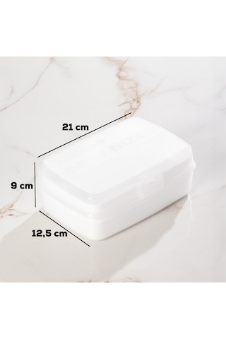 Porsima 1192 Premium 12 Bölmeli Çok Amaçlı Organizer Saklama Kabı Beyaz