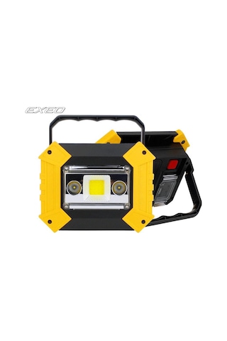 Exeo Şarj Edilebilir Pilli Led Kamp Fener Lamba Çalışma Işığı