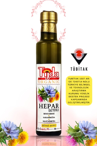 Hepar Detox Deve Dikeni Karahindiba Mavi Hindiba Özü Hidrosolü