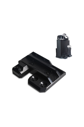 Dobe Tp4-888 Çok Fonksiyonlu Braket Ana Çift Şarj Tabanı Fan Kolu Ps4 / Slım / Pro / Vr İçin Şarj Standı