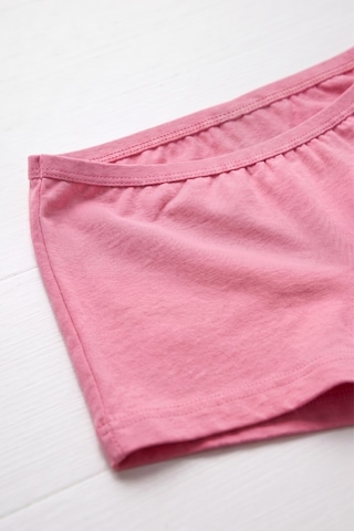 Öts Kız Çocuk 5 Li Pamuklu Boxer Günlük Rahat Kesim 8210-5 Pembe