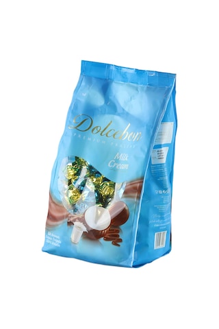 Dolcebon Süt Aromalı Krema Dolgulu Sütlü Praline 1000 Gr. 1 Paket