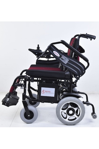K-150 Uzaktan Kumandalı Kolay Katlanabilir Akülü Tekerlekli Sandalye 250w 40ah Akü 20 Km Menzil