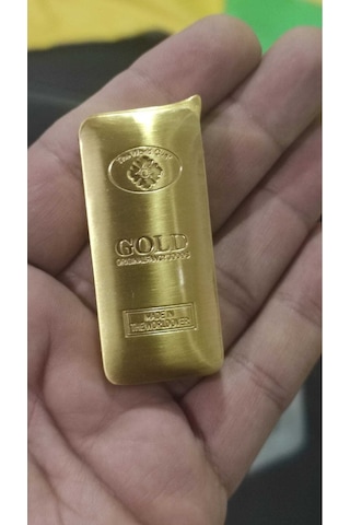 Metal Manyetörlü Çakmak Külçe Altın Kalıplı