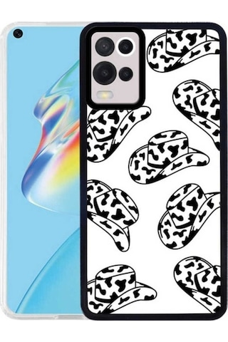 Oppo A54 4g Kılıf Zore M-fit Desenli Kapak Hat No5
