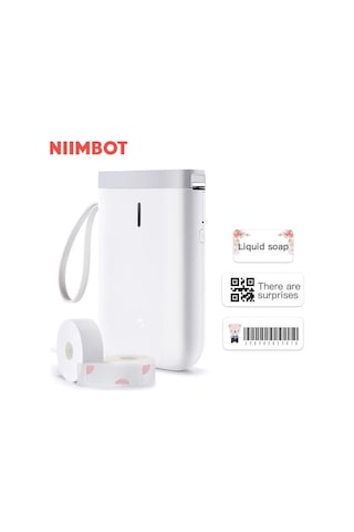 Niimbot D11 Bluetooth Taşınabilir Termal Etiket Yazıcı Beyaz
