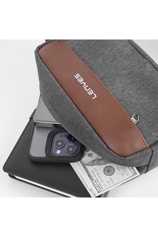 Lenyes Lb541 Rambler Storage Serisi Su Geçirmez Aşınmaya Ve Çizilmeye Dayanıklı Aksesuar Çantası Gri