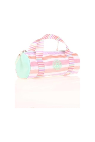 Kaukko Travel Double Stripe Kalem Çantası Mint K2600