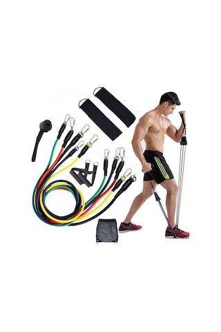 Deluxe Profesyonel Direnç Lastiği Seti Latex Premium 12 Parça