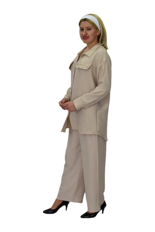 Kadın Ayrobin İkili Bluz Pantolon Takım Bgl-st03710 001