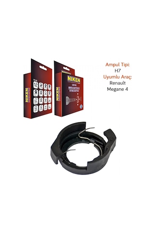 Niken H7 Renault Megane 4 Led Far Montaj Adaptörü