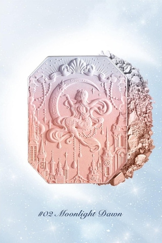 Flower Knows Moonlight Mermaid Degrade Kabartmalı Allık Paleti Allıklar 02 Moonlight Dawn