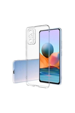 Xiaomi Redmi Note 10 Pro Uyumlu Kamera Korumalı 3D Şeffaf Kılıf