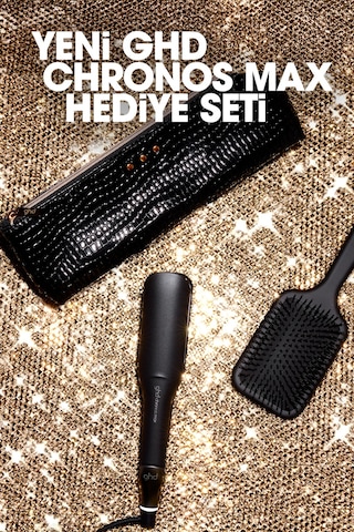 Ghd Chronos Max Hediye Seti – Profesyonel Saç Düzleştirici + Tarak + Isıya Dayanıklı Kılıf