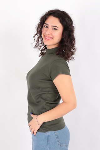 Busem S0016848 Kadın Bluz Haki